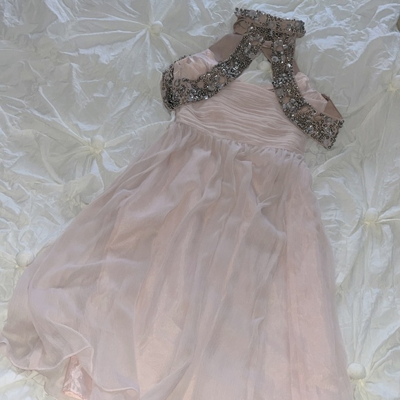 Beaded tulle shirt midi dress - Picture 4 of 8